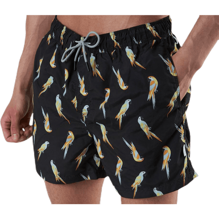 Aruba Plavecké šortky Animal Black