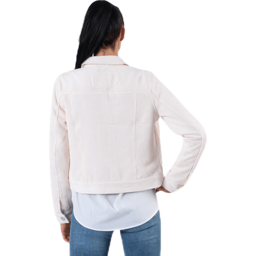 Engo-Nelle L/S Cord Jacke Cc Pnt Grau