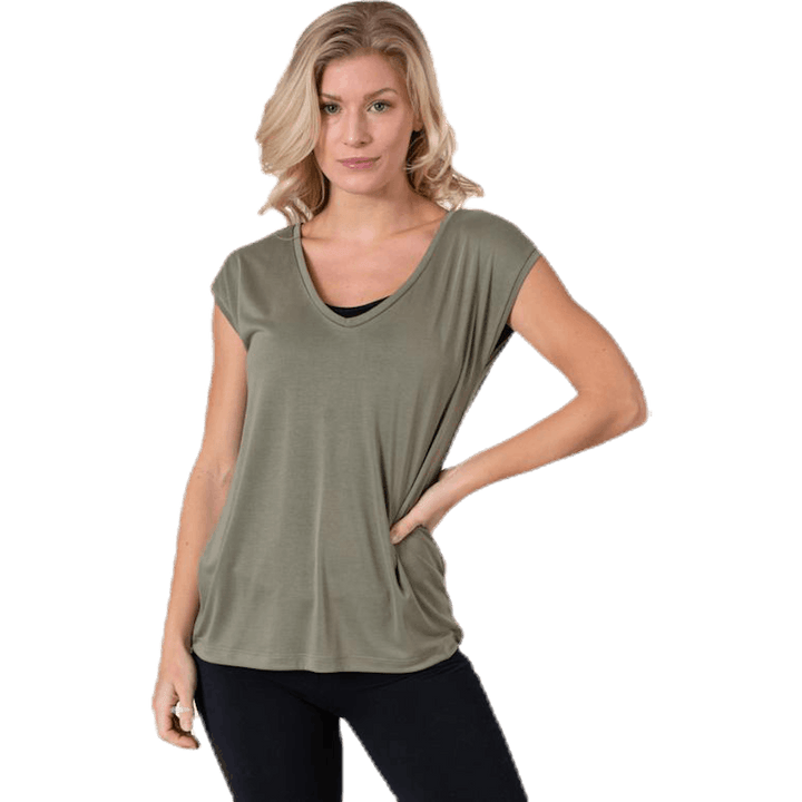 T-shirt Kamala vert