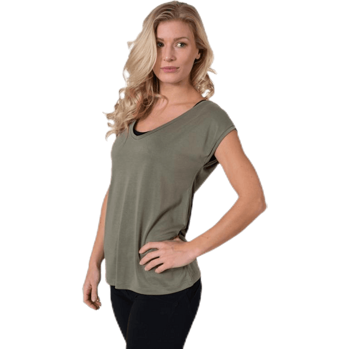 T-shirt Kamala vert