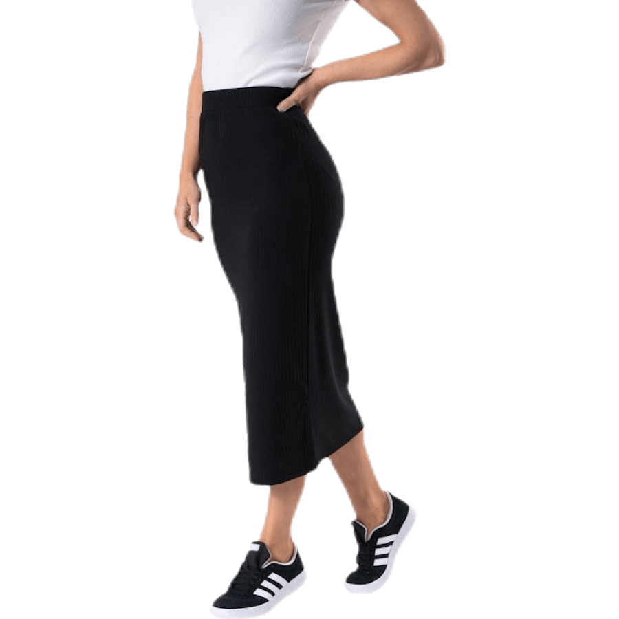 Kylie Mw Midi Skirt  Black