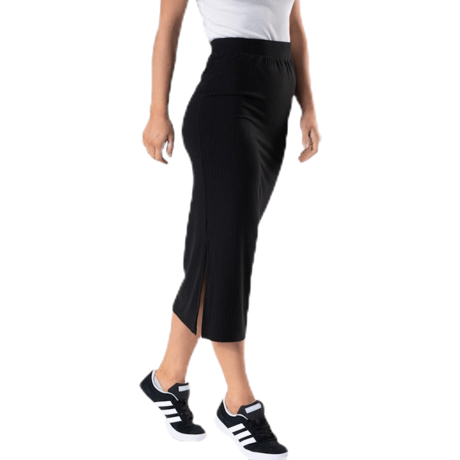 Kylie Mw Midi Skirt  Black