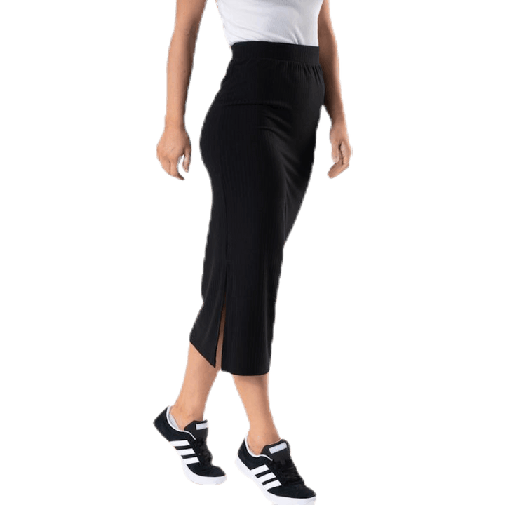 Kylie Mw Midi Skirt  Black