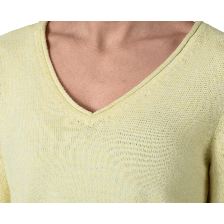Pull col V Lesly New Knt beige