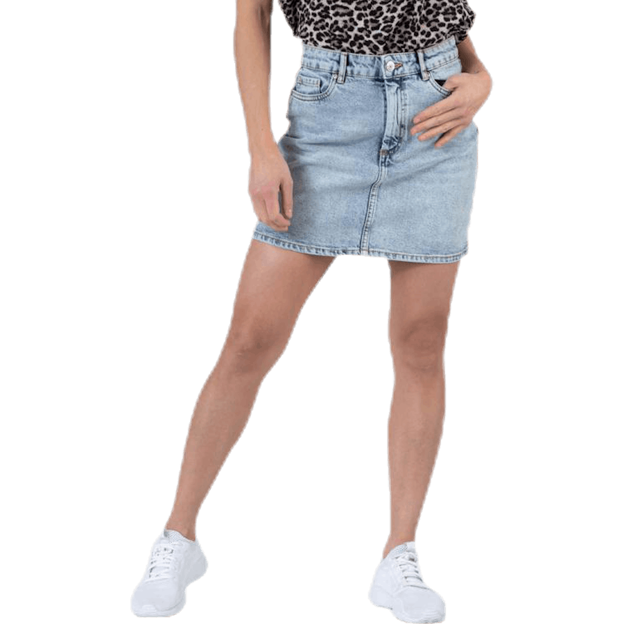 Rose Life Ashape Skirt Blue