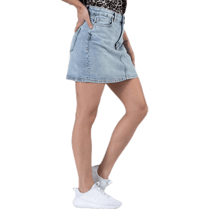 Rose Life Ashape Skirt Blue