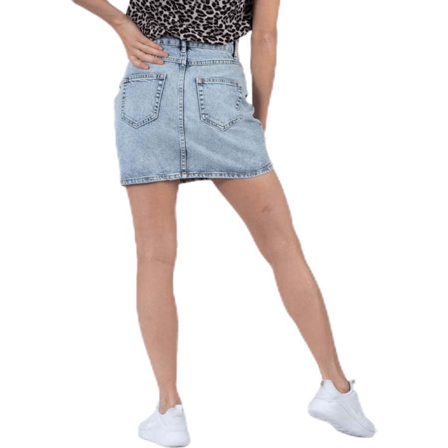 Rose Life Ashape Skirt Blue