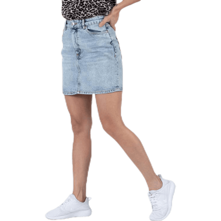 Rose Life Ashape Skirt Blue