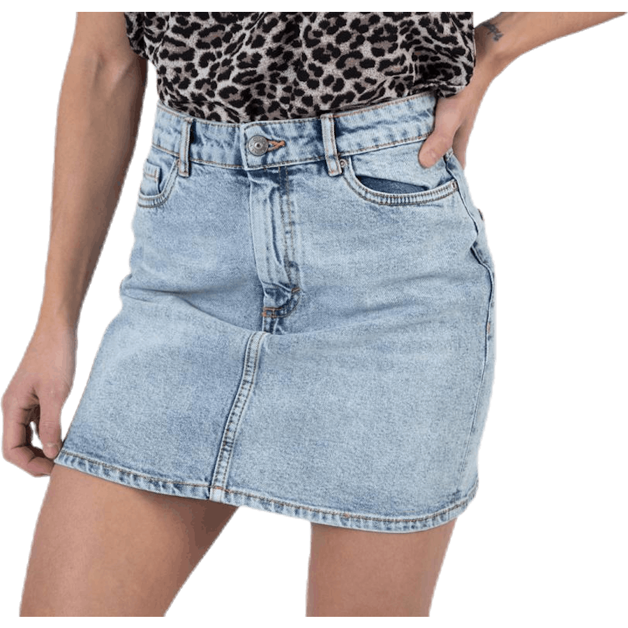 Rose Life Ashape Skirt Blue