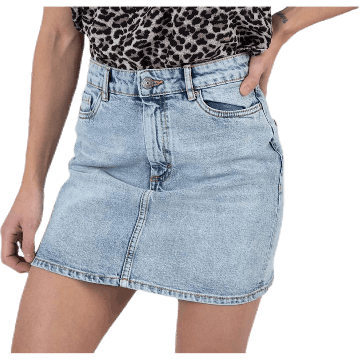 Rose Life Ashape Skirt Blue