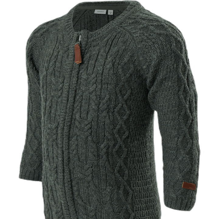 Wrilla Wool Ls Knit Suit Thyme