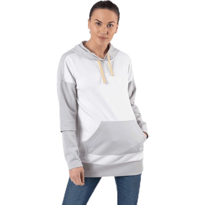 Flora Long Hood Sweat Grey