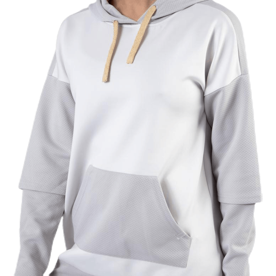 Flora Long Hood Sweat Grey