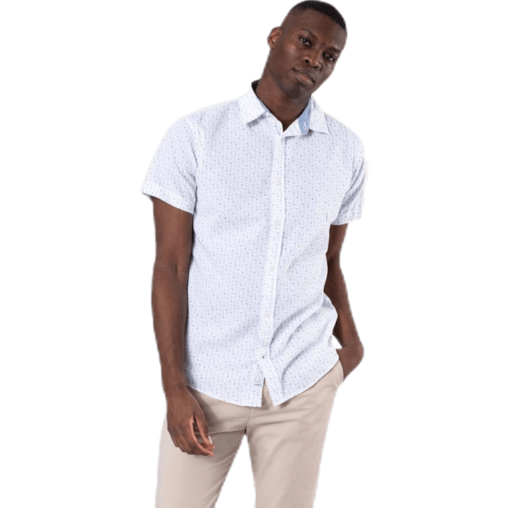 Chemise Summer Jackson blanche à manches courtes