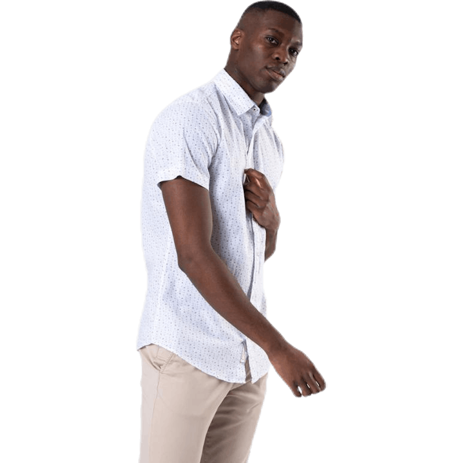 Chemise Summer Jackson blanche à manches courtes
