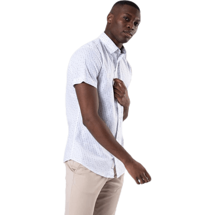 Chemise Summer Jackson blanche à manches courtes
