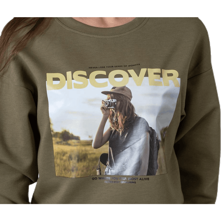 Ziggy L/S O-Neck Box Swt Green
