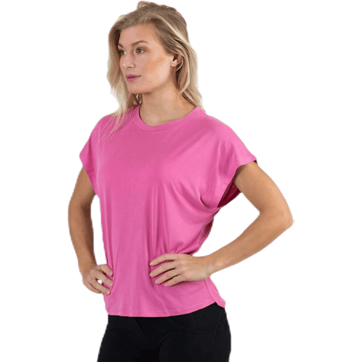 Free Life S/S O-Neck Top Jrs Red