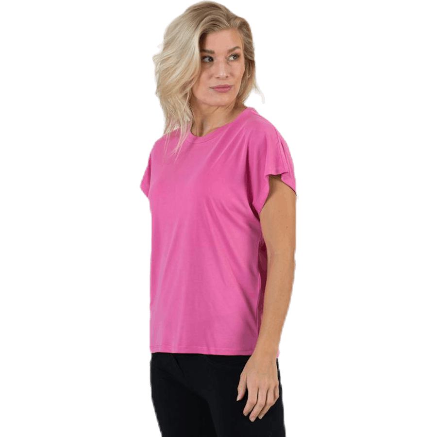 Free Life S/S O-Neck Top Jrs Red