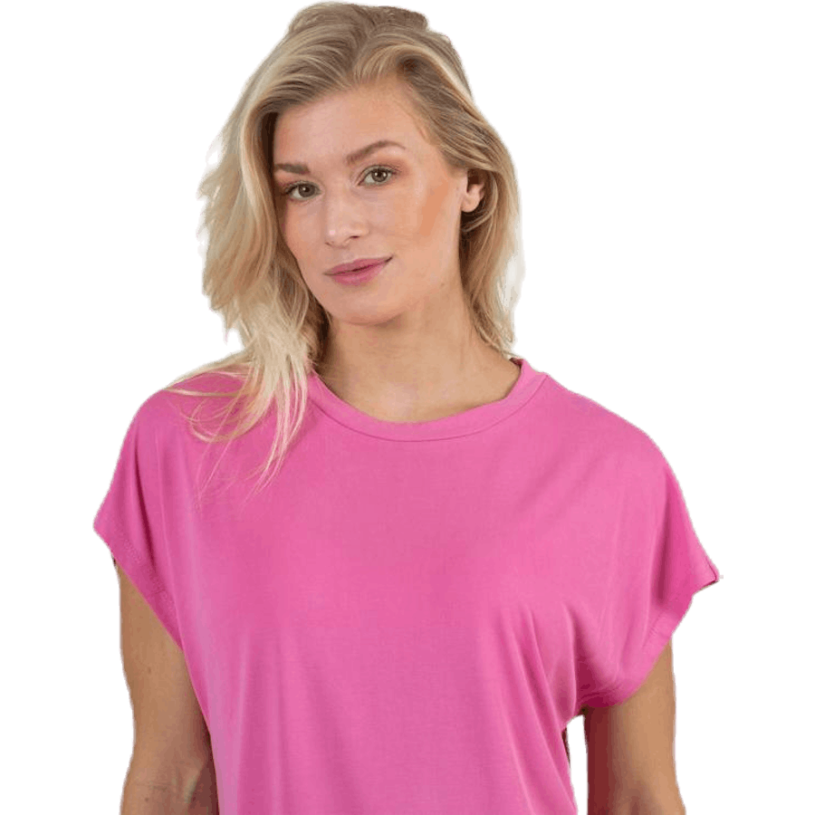 Free Life S/S O-Neck Top Jrs Red