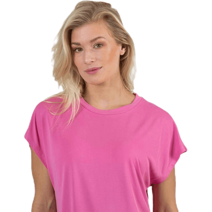 Free Life S/S O-Neck Top Jrs Red