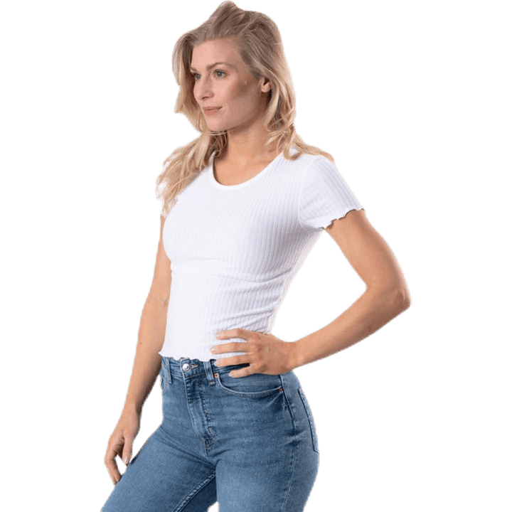 Emma S/S Top Jrs Weiß