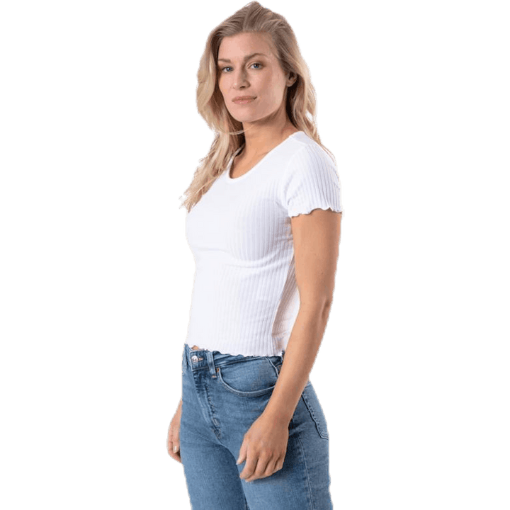 Emma S/S Top Jrs Weiß