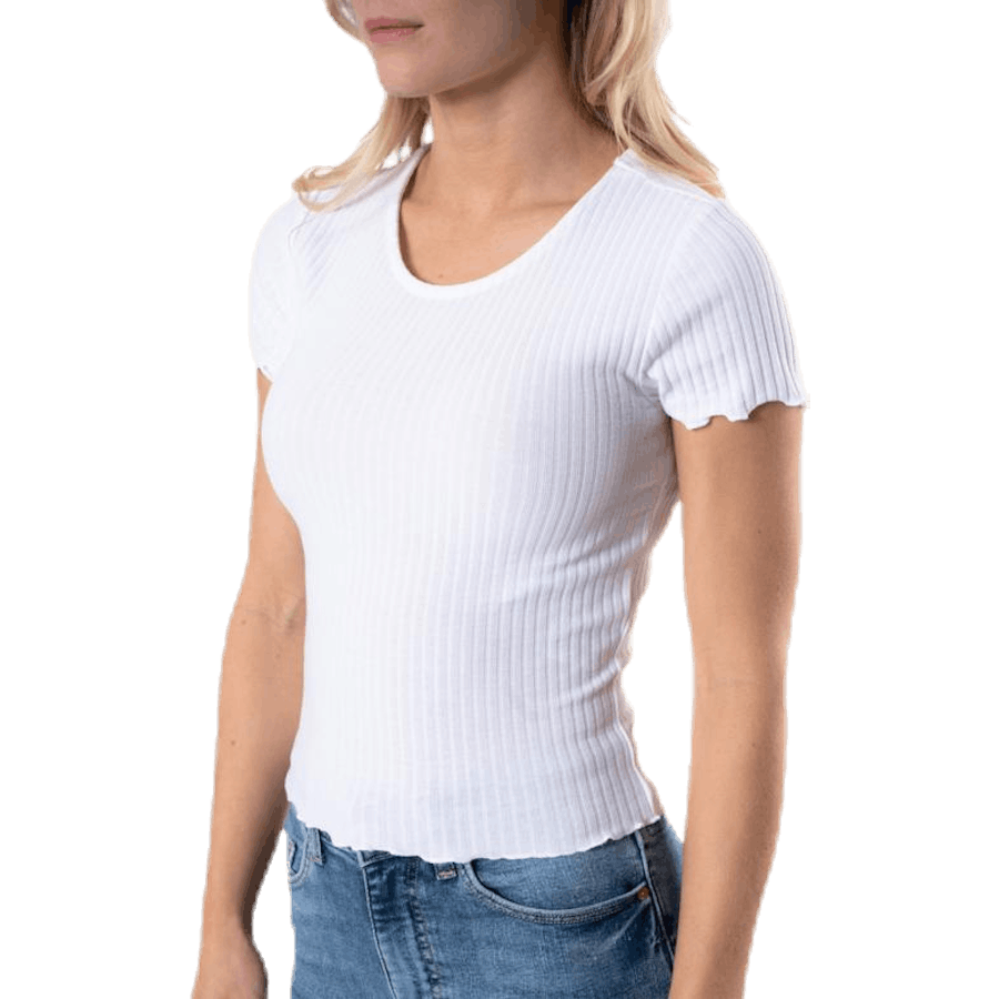 Emma S/S Top Jrs Weiß