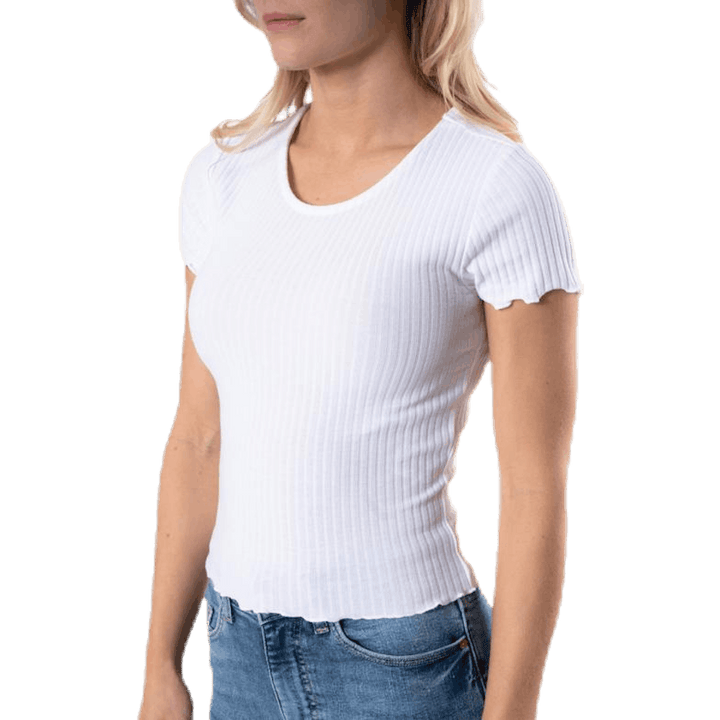 Emma S/S Top Jrs Weiß