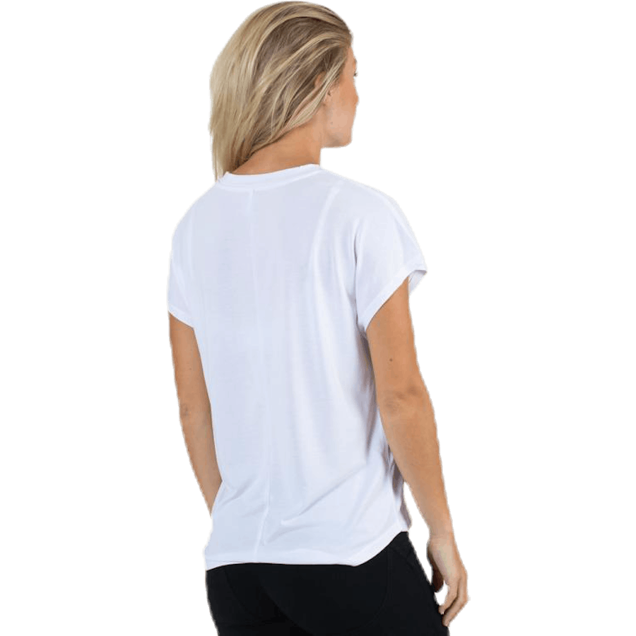 Free Life S/S O-Neck Top Jrs White