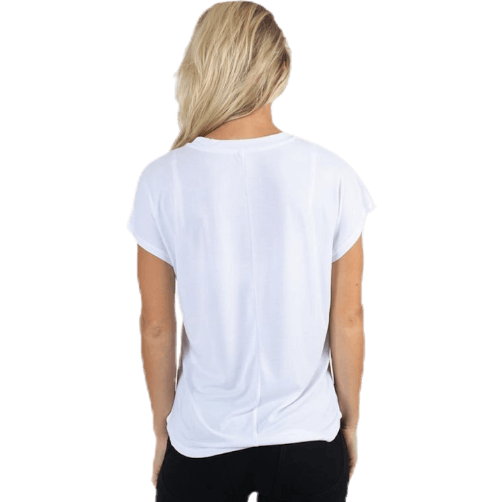 Free Life S/S O-Neck Top Jrs White