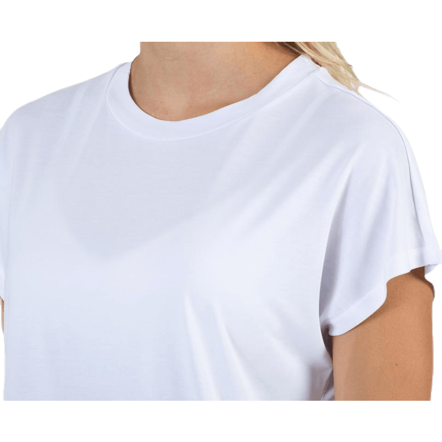 Free Life S/S O-Neck Top Jrs White