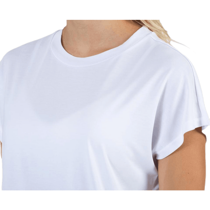 Free Life S/S O-Neck Top Jrs White