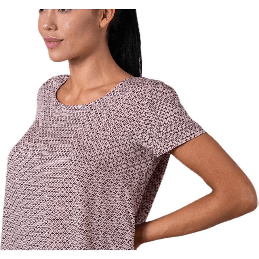 First One Ss Aop Top Red