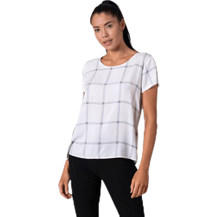 First One Ss Aop Top White