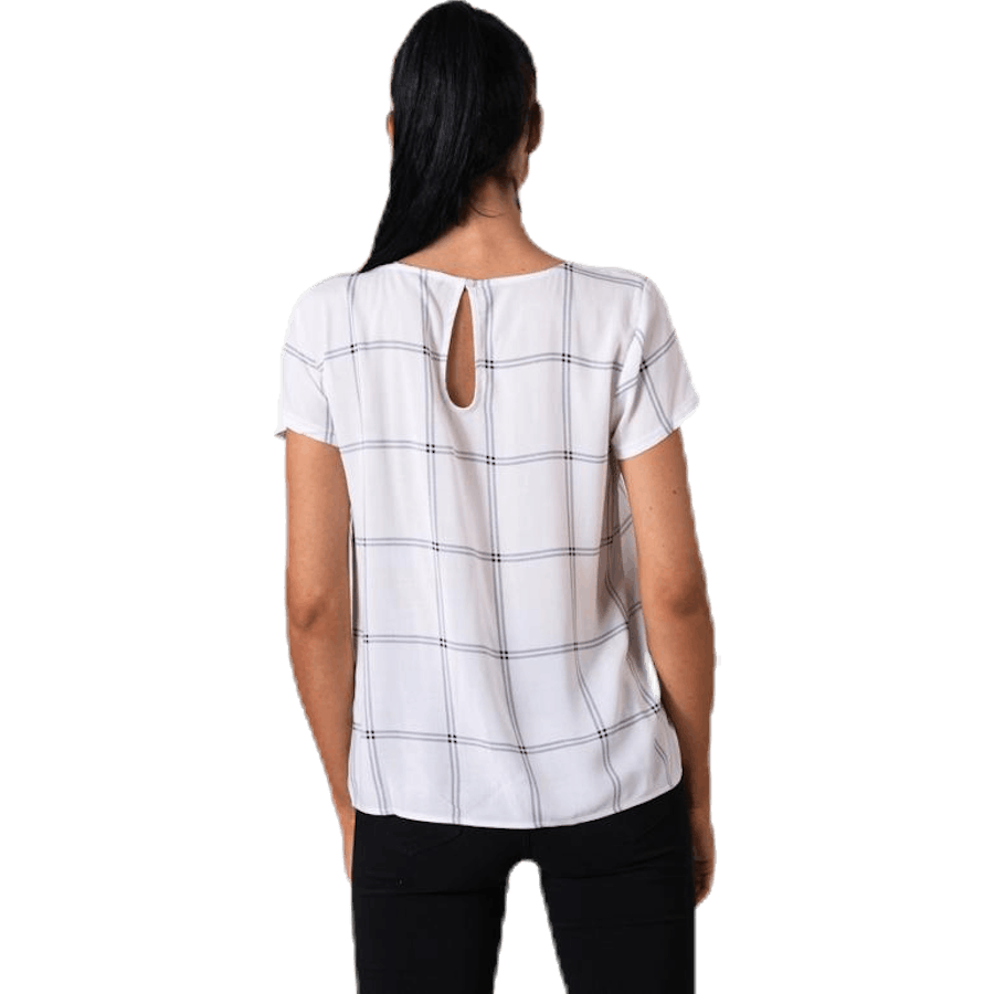 First One Ss Aop Top White