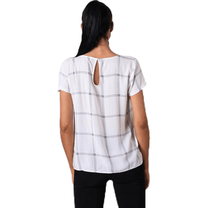 First One Ss Aop Top White