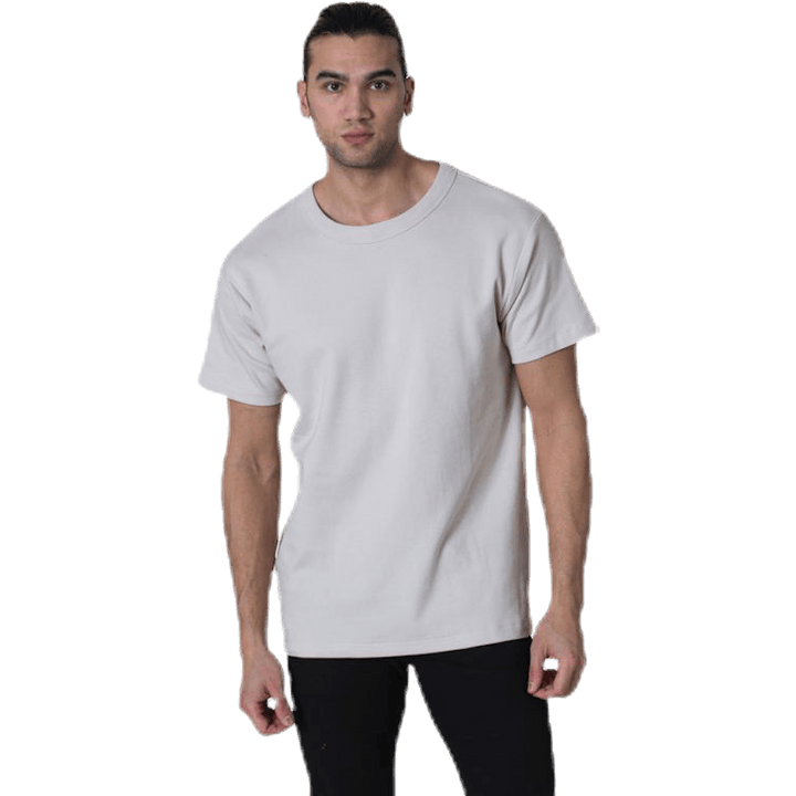 Crew Neck Tee Beige