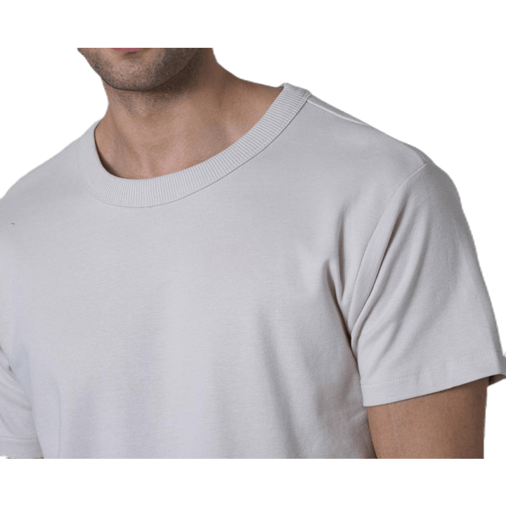 Crew Neck Tee Beige