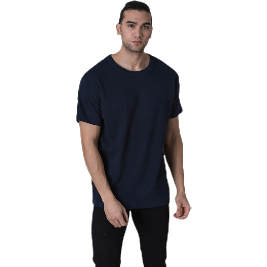 Night Bla. Tee Ss Crew Neck Blue