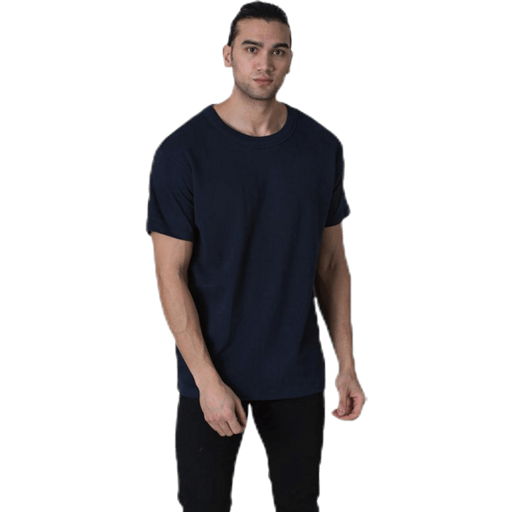 Night Bla. Tee Ss Crew Neck Blue
