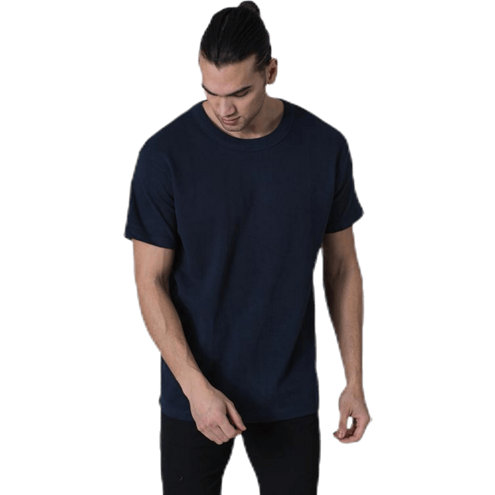 Night Bla. Tee Ss Crew Neck Blue