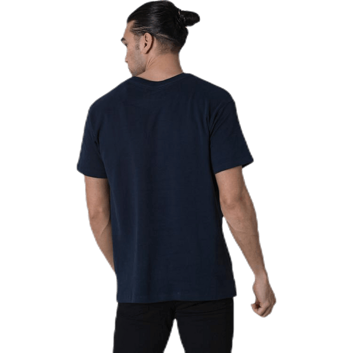 Night Bla. Tee Ss Crew Neck Blue