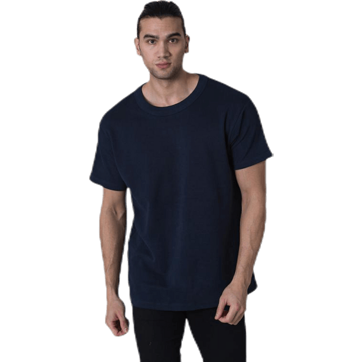 Night Bla. Tee Ss Crew Neck Blue