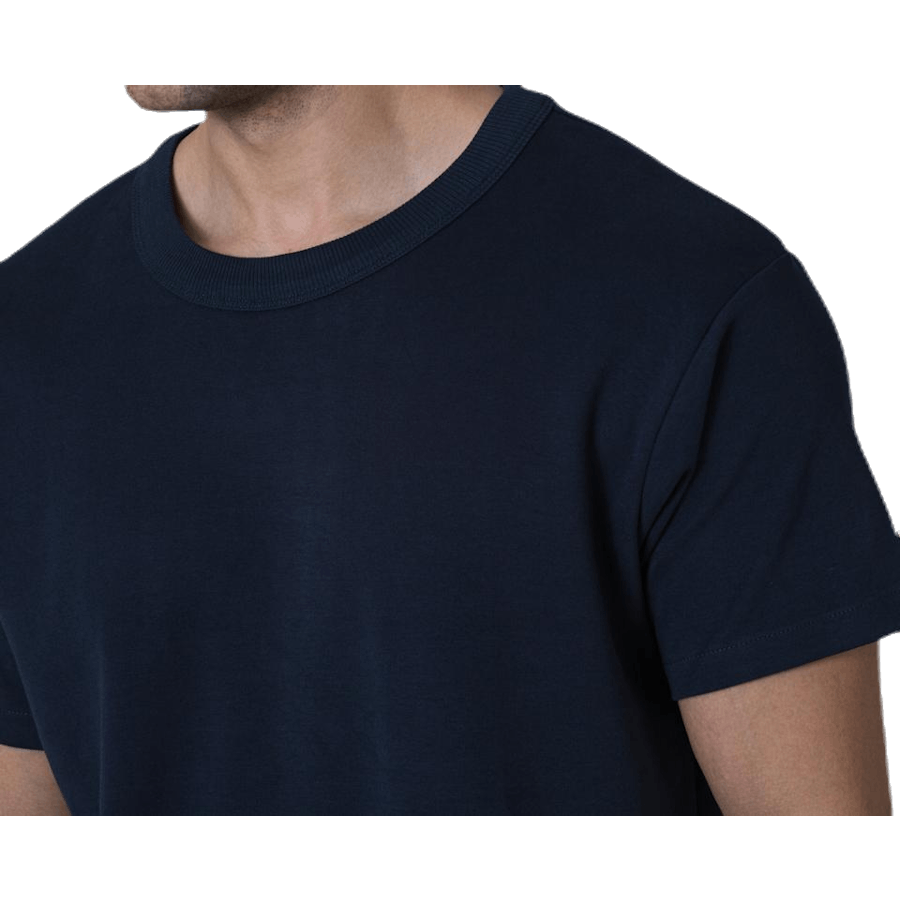 Night Bla. Tee Ss Crew Neck Blue