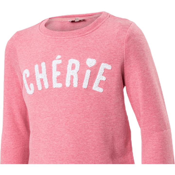 Peyton L/S O-Neck Swt Pink