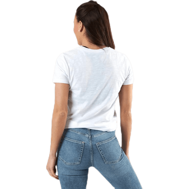 Bone Life Reg S/S Badtopp Vit