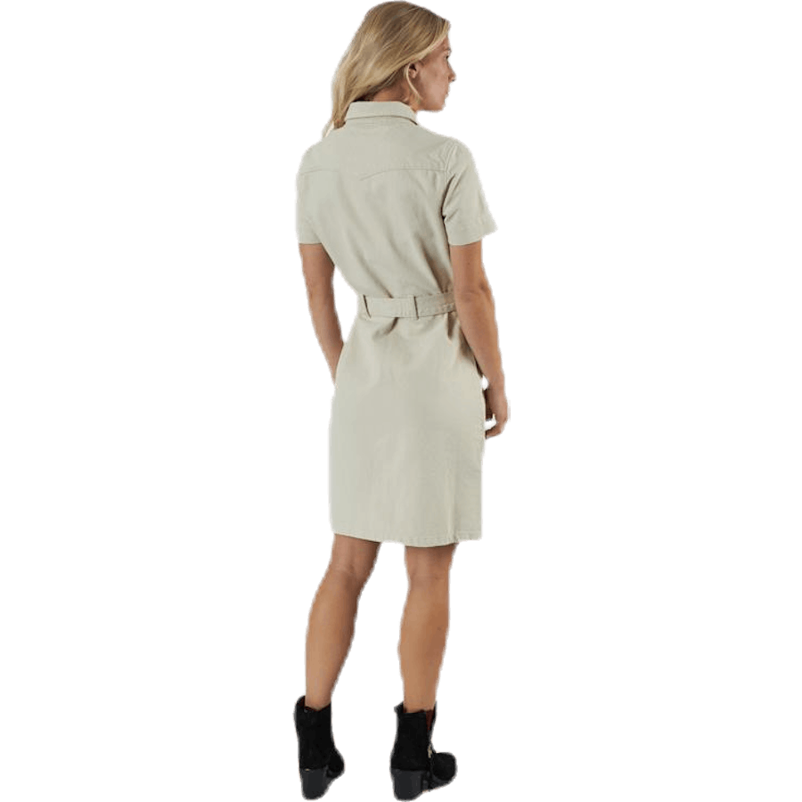 Amir Ss Džínsové šaty Almond Milk-Vi Beige