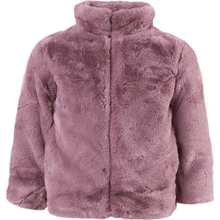 Mamy Faux Fur  Jacket Purple
