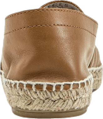 Katie Leather Espadrille Brown